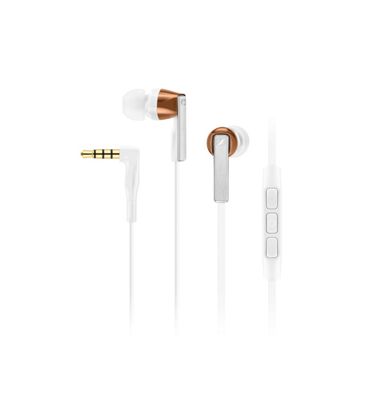 White cx 5.00 in-ear headphones
